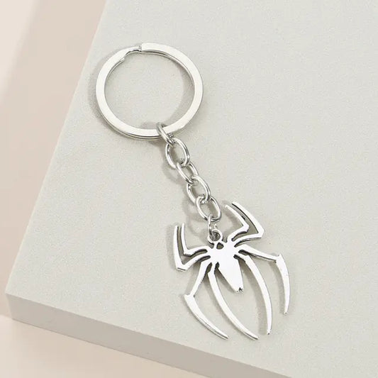 Spider Metal Keychain