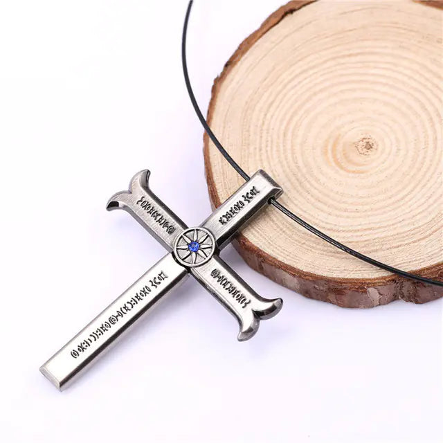 Dracule Mihawk Cross Sword Necklace