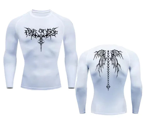 Munrozu Print Compression Shirt